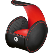 Maroquinerie Écrin à montre, Noir / rouge - 7070310015