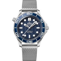Seamaster Diver 300M 42 mm, Stahl mit Stahlband - 21030422003002