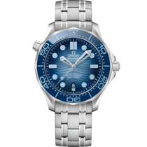 Seamaster Diver 300M 42 mm, Stahl mit Stahlband - 21030422003003