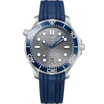 Seamaster Diver 300M 42 mm, Stahl mit Kautschukband - 21032422006001