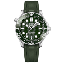 Seamaster Diver 300M 42 mm, Stahl mit Kautschukband - 21032422010001