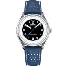 Seamaster Offizieller olympischer Zeitnehmer 39,5 mm, Stahl mit Lederarmband - 52232402001001