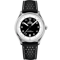 Seamaster Offizieller olympischer Zeitnehmer 39,5 mm, Stahl mit Lederarmband - 52232402001003