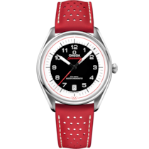 Seamaster Offizieller olympischer Zeitnehmer 39,5 mm, Stahl mit Lederarmband - 52232402001004