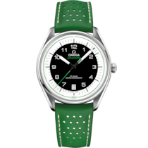 Seamaster Offizieller olympischer Zeitnehmer 39,5 mm, Stahl mit Lederarmband - 52232402001005