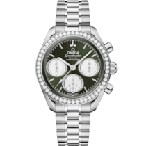 Speedmaster 38 38 mm, Stahl mit Edelstahlarmband - 32415385060001