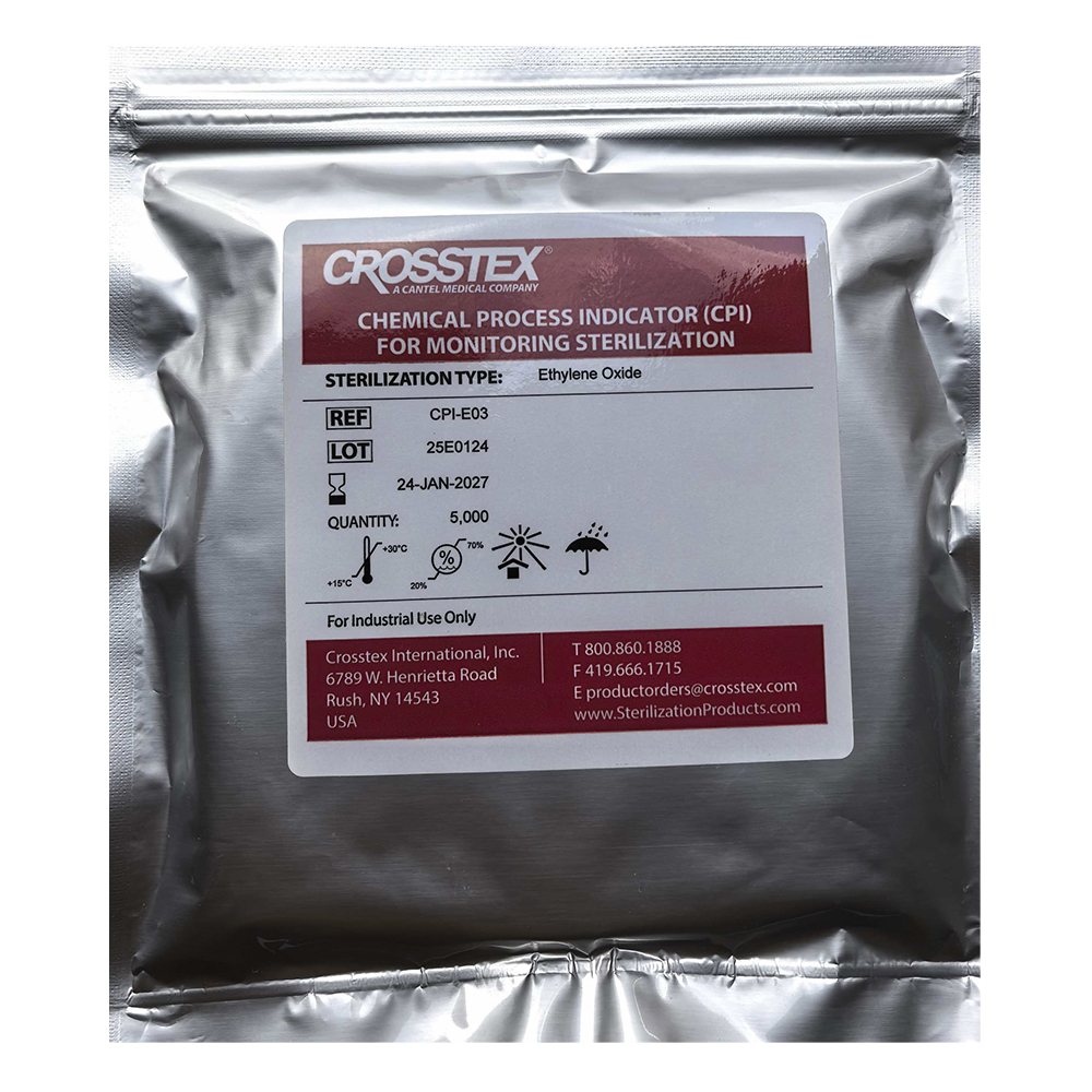 CROSSTEX環(huán)氧乙烷滅菌化學指示標簽